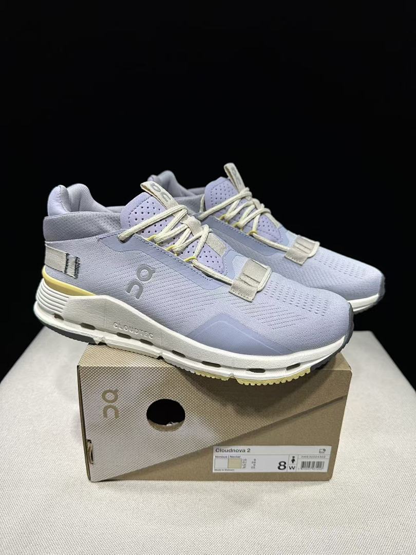 On Cloudnova 2 Sneakers in Purple and Blue