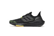 adidas UltraBoost 22 Running Shoes, Black/Solar Yellow GX5915