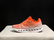 On Cloudsurfer Running Shoes in Coral and White