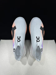 On Cloudboom Strike LS White Purple Running Shoes