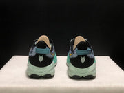 HOKA Speedgoat 6 Trail Running Shoes, Gray and Teal