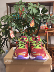 ASICS GEL-NIMBUS 16 Sneakers, Burgundy and Lime