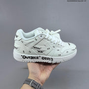 Off-White Low-Top Sneakers in White with Arrows Detail
