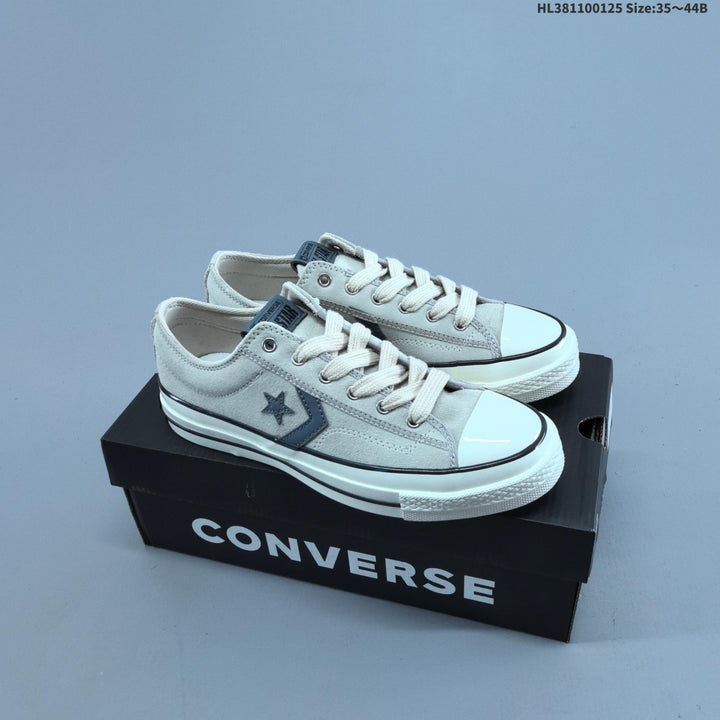 Converse Star Player Ox Low-Top Sneakers in Navy/White