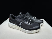 On THE ROGER Clubhouse Pro Tennis Sneakers Black and White