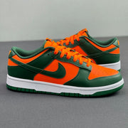 Nike Dunk Low Miami Hurricanes Green and Orange DD1391-300