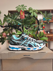 ASICS GEL-NIMBUS 16 Sneakers in Black, Gray and Ice Blue