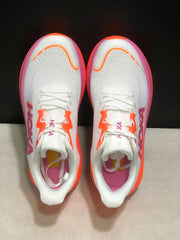 HOKA Skyward X Running Shoes – White, Orange & Pink