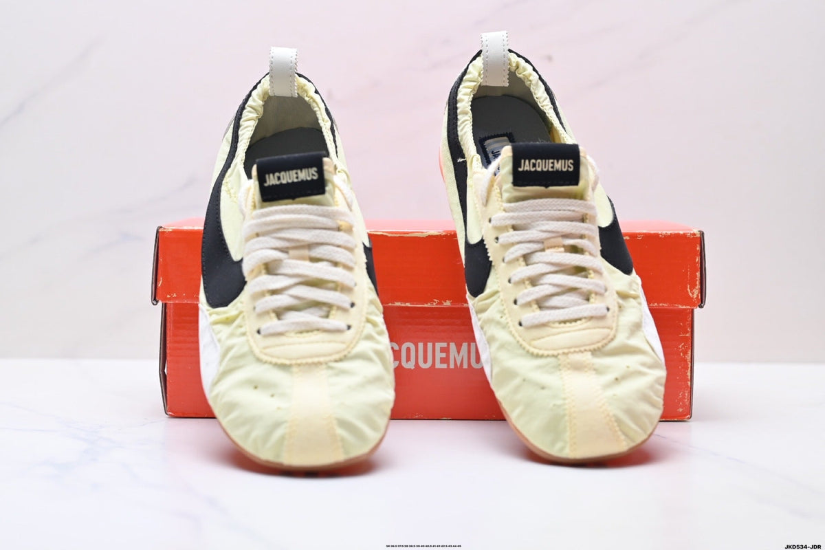 Jacquemus x Nike Jacumoon Sneakers, Light Yellow and Black