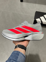 adidas Adizero Adios Pro 5 Running Shoes Grey Red