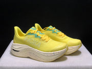 HOKA Skyward X Running Shoes in Yellow and Aqua