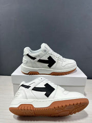 Off-White Out Of Office Sneakers White Black OMIA189C99LEA0110110