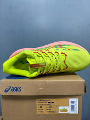 ASICS Superblast 3 Running Shoes Yellow/Red/Green 1013A180-005