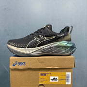 ASICS NOVABLAST 4 Black and Brown Running Sneakers
