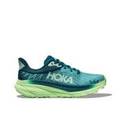 HOKA Challenger 7 Trail Running Shoes Blue Green
