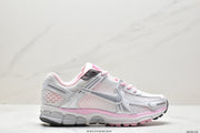 Nike Air Zoom Vomero 5 Sneakers in White, Pink and Grey
