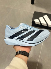 adidas Adizero Adios Pro Running Shoes, Light Blue and Black