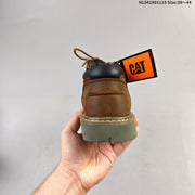 CAT Brown Low-Cut Lace-Up Utility Boots HL041901115