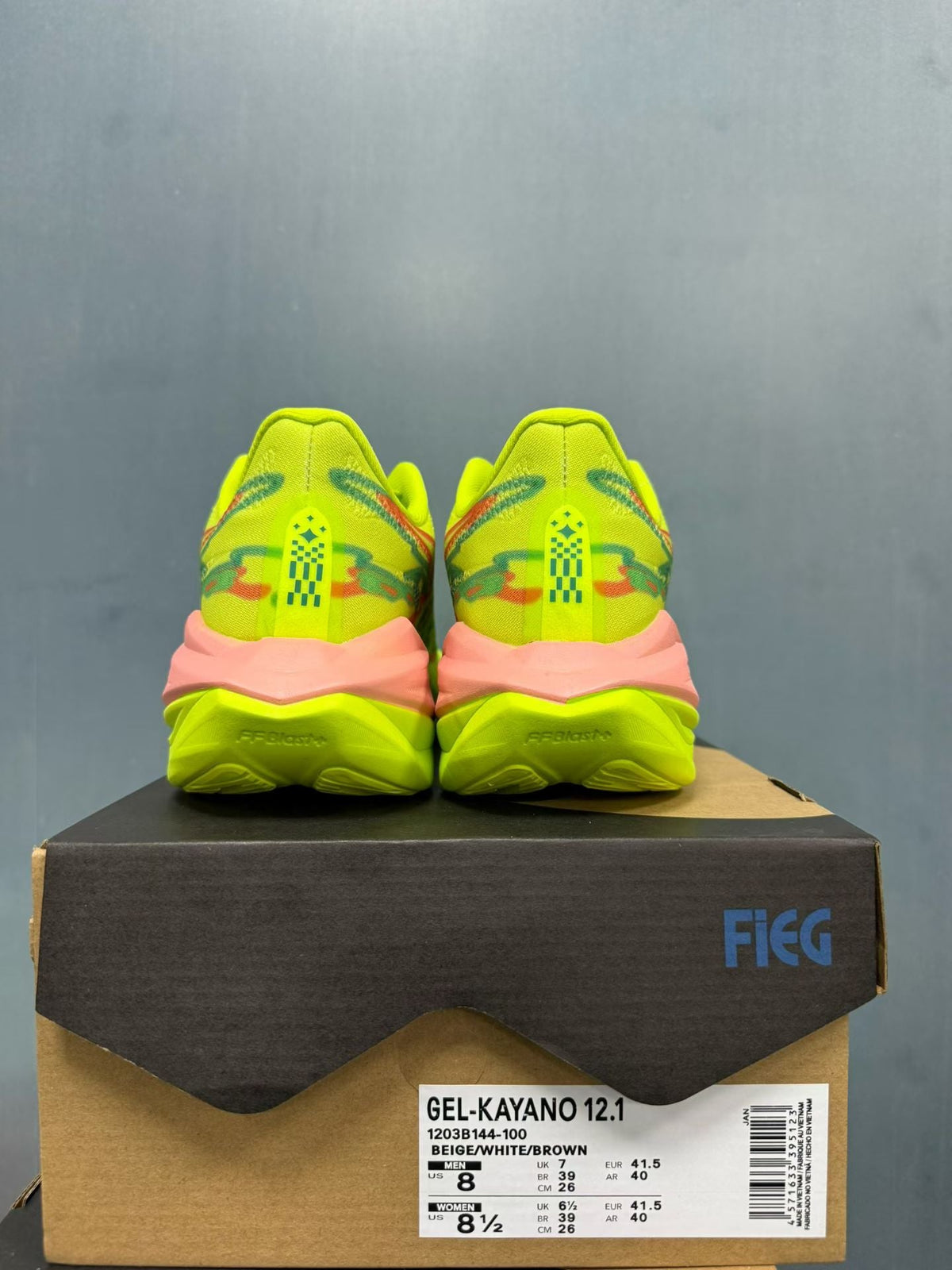 ASICS Superblast 3 Running Shoes Yellow/Red/Green 1013A180-005