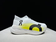 On Cloudboom Strike LS Running Shoes White Lime
