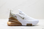 Nike Air Max 720 White and Tan Sneakers
