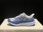 HOKA Stinson 7 Running Shoes in Purple and Mint