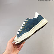 MMY Wayne Low-Top Sneakers in Blue Denim