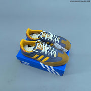 Adidas Originals Samba Sneakers Blue and Gold LA3985