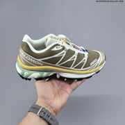 Salomon XT-6 Trail Running Shoes in Olive and Beige