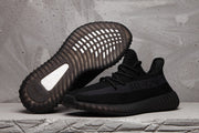 Yeezy 350 V2 Black Low-Top Sneakers