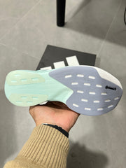 adidas Adizero Lightweight Running Shoes in White and Mint