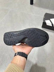 Adidas Lightstrike Pro Black Running Shoes with White Stripes