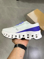 On Running Sneakers in White and Purple