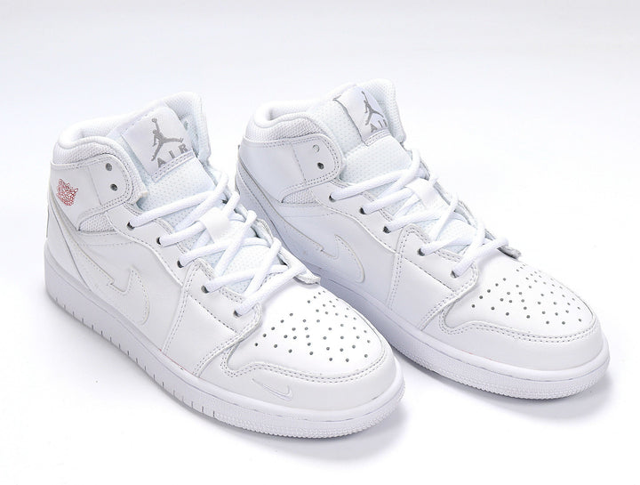 Jordan 1 High White Basketball Sneakers CW7589-100