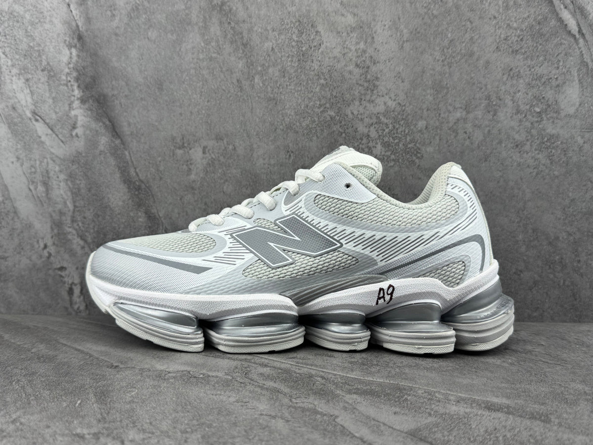 New Balance Gray Running-Style Sneakers