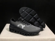On Cloudmonster 2 Running Shoes in Gray and Black