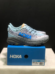 HOKA Speedgoat 6 Trail Running Shoes, Gray Blue