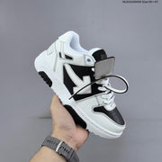 Off-White Arrows Low-Top Sneakers in White and Black
