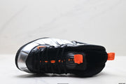 Nike Air Foamposite Max Sneakers Black Silver Orange