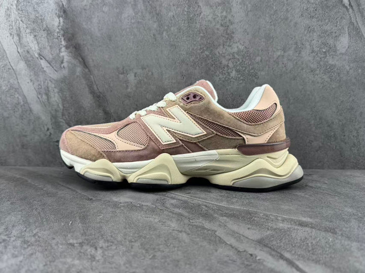 New Balance 9060 U9060EEH Sneakers, Taupe and Pink
