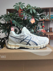 ASICS GEL-NANDI 9 Cream and Blue Sneakers