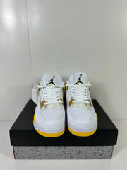 Jordan Air Jordan 4 White Yellow Sneakers AQ9129-102