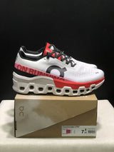 On Cloudmonster 2 PAF White Rose Running Sneakers