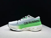 On Cloudboom Max Running Shoes, White and Green