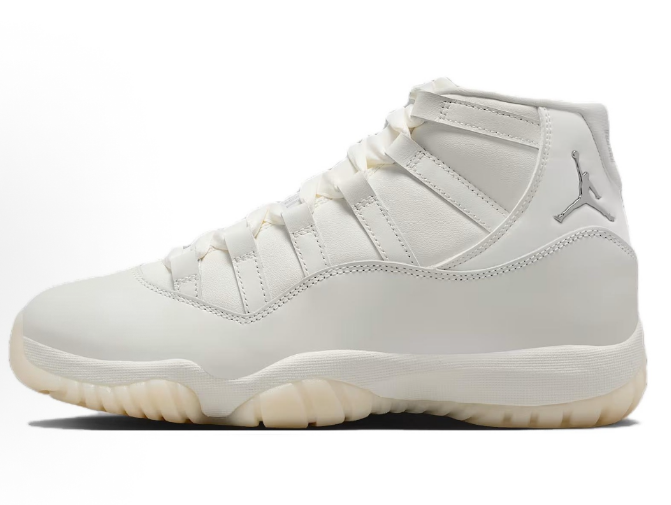 Jordan 11 Retro Pearl White High-Top Sneakers