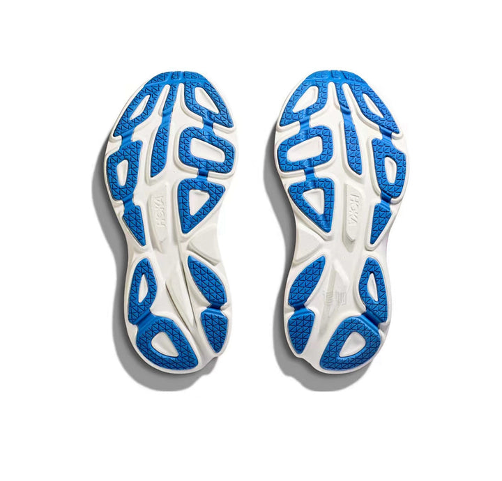HOKA Bondi 8 Running Sneakers in Orange, Blue and Purple