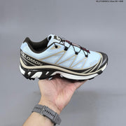 Salomon XT-6 GTX Trail Running Shoes, Ice Blue and Black