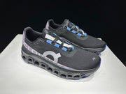 On Cloudmonster Cloud X Sneakers Black Purple Blue