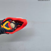 HOKA Bondi 9 Running Shoes in Navy, Red and Yellow