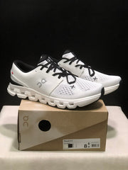 On Cloud X 4 Ivory and Black Sneakers